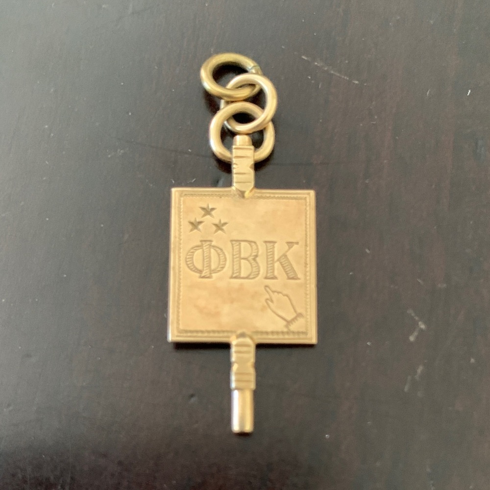 Vintage 14KT Phi Beta Kappa Honor Society Key